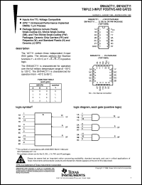 datasheet for SNJ54ACT11J by Texas Instruments