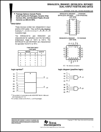 datasheet for SN54ALS21AJ by Texas Instruments