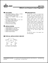 datasheet for AIC1732-52CX by 