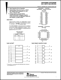 datasheet for SN54AS808BJ by Texas Instruments
