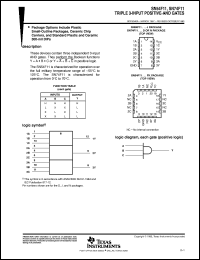 datasheet for SN54F11J by Texas Instruments