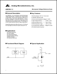 datasheet for AME385AEAT by 