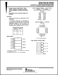 datasheet for SN54S08J by Texas Instruments