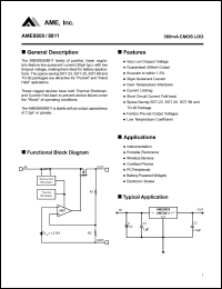 datasheet for AME8800JEAT by 