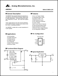 datasheet for AME8841HEHA by 