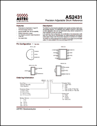 datasheet for AS2431B1SB by 