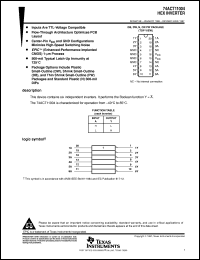 datasheet for 74ACT11004DBLE by Texas Instruments