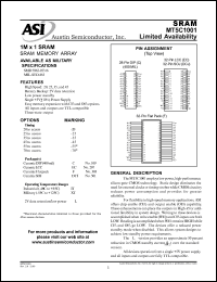 datasheet for MT5C1001C-55L/883C by 