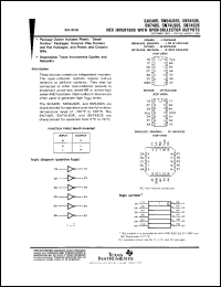 datasheet for SN5405J by Texas Instruments
