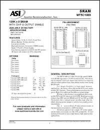 datasheet for MT5C1009EC-45L/883C by 