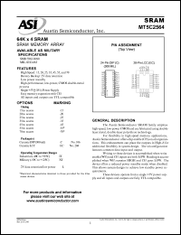 datasheet for MT5C2564EC-25L/IT by 