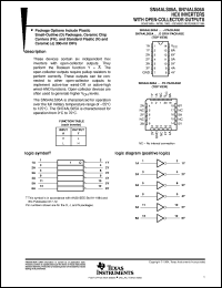 datasheet for SN54ALS05AJ by Texas Instruments