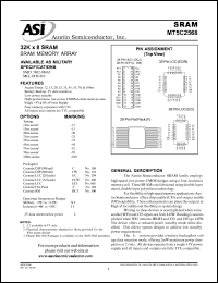 datasheet for MT5C2568ECW-15L/883C by 