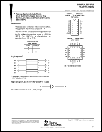 datasheet for JM38510/33002BCA by Texas Instruments