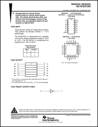 datasheet for JM38510/65701B2A by Texas Instruments