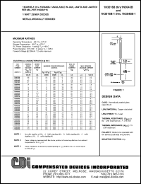 datasheet for 1N3016B by 