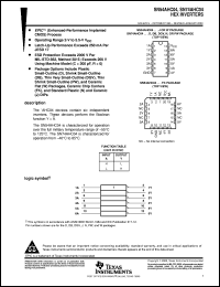 datasheet for SN74AHC04DGVR by Texas Instruments