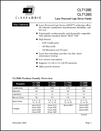 datasheet for CL7128ELC84-15 by 