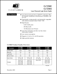 datasheet for CL7256SQC208-7 by 