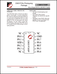 datasheet for C8051F300P by 