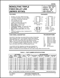 datasheet for 3D7303G-10 by 