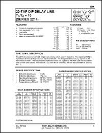 datasheet for 2214-300G by 