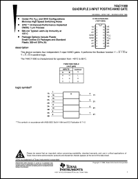 datasheet for 74AC11000DR by Texas Instruments