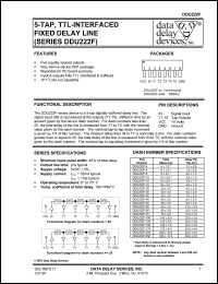 datasheet for DDU222F-75M by 