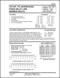 datasheet for DDU7C-25MC3 by 