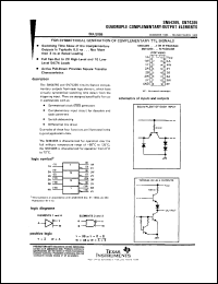 datasheet for SN54265J by Texas Instruments