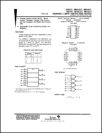 datasheet for SN5437J by Texas Instruments