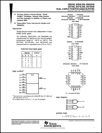 datasheet for SN5440J by Texas Instruments