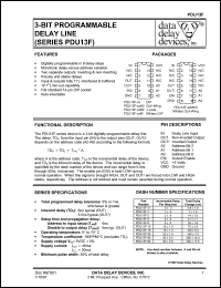 datasheet for PDU13F-1M by 