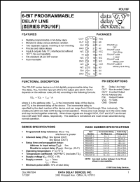 datasheet for PDU16F-4A4 by 