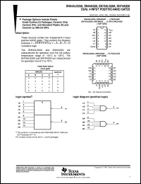 datasheet for JM38510/37003B2A by Texas Instruments