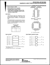 datasheet for SN54AS1000AJ by Texas Instruments