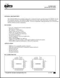datasheet for EM83053AH by ELAN Microelectronics Corp.
