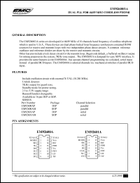 datasheet for EM92601AM by ELAN Microelectronics Corp.