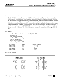 datasheet for EM92600CP by ELAN Microelectronics Corp.