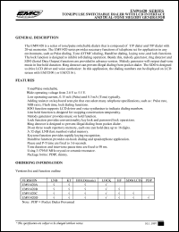 datasheet for EM91420AP by ELAN Microelectronics Corp.