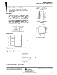 datasheet for SN54F30J by Texas Instruments