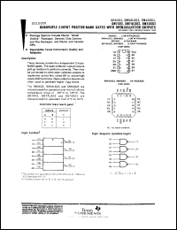 datasheet for SN54LS03J by Texas Instruments