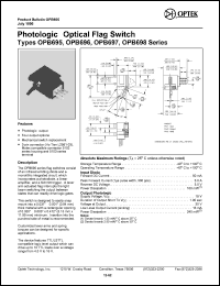 datasheet for OPB697 by 