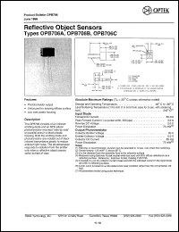 datasheet for OPB706B by 