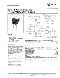 datasheet for OPB845W55 by 