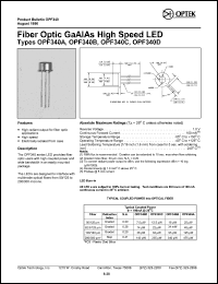 datasheet for OPF340B by 