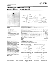 datasheet for OPL550-OC by 