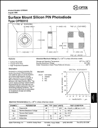 datasheet for OPR5910 by 