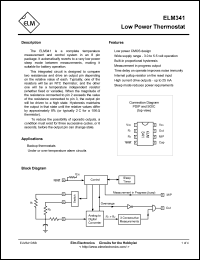 datasheet for ELM341SM by 