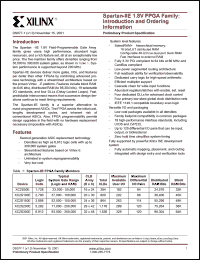 datasheet for XC2S300E-7FT456I by 